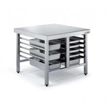 Mesa soporte horno con guías